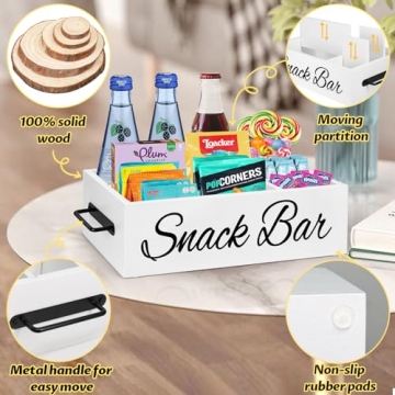 Uipame Snack Organizer - Elegant Wooden Kitchen Storage Solution