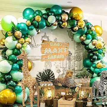 BBeipulas Jungle Balloon Arch Kit for Celebrations