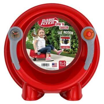 Radio Flyer Spin N Saucer for Kids Fun Activities