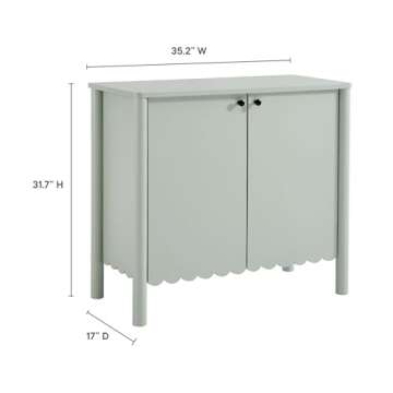 Discover Modway Emmeline 2-Door Sideboard in Sage