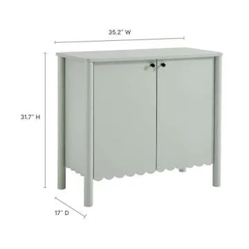 Discover Modway Emmeline 2-Door Sideboard in Sage