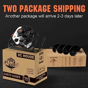 Powerful EPA Certified 52CC Post Hole Digger with Bits