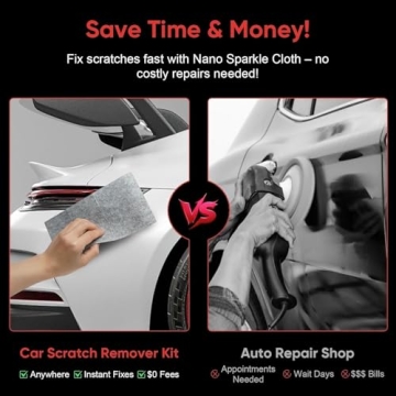 Nano Sparkle Cloth Car Scratch Remover for Vehicles