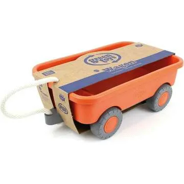 Green Toys Orange Wagon - Safe & Fun for Kids