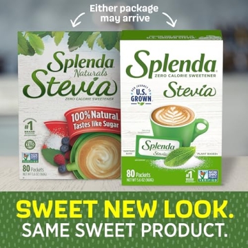 SPLENDA Stevia Zero Calorie Sweetener for Healthy Living
