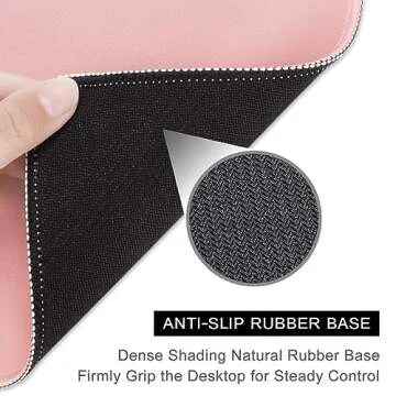 Hsurbtra Premium-Textured Mouse Pad: Anti-Slip & Waterproof