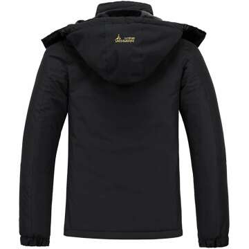 MOERDENG Women's Waterproof Ski Jacket for Winter