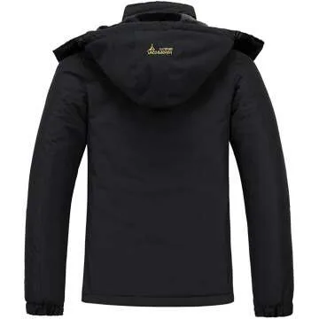 MOERDENG Women's Waterproof Ski Jacket for Winter