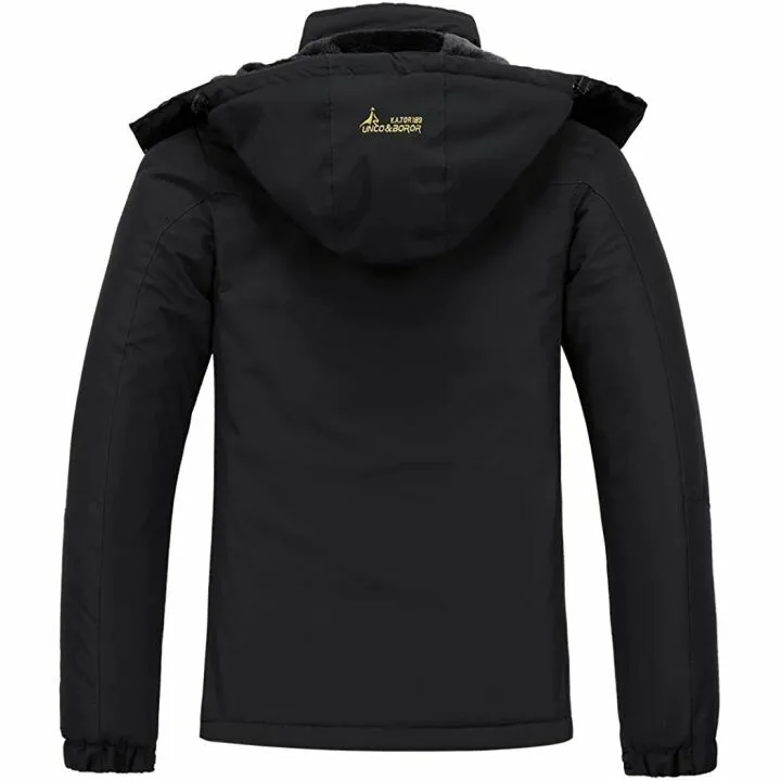 MOERDENG Women's Waterproof Ski Jacket for Winter