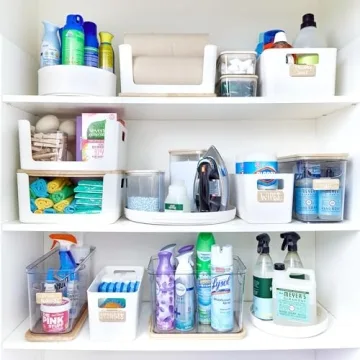 iDesign Wood Clip-On Labels for Stylish Storage Bins