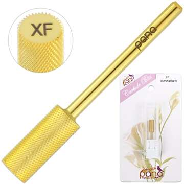 PANA Small Flat Top Carbide Bit 3/32" for Nail Professionals