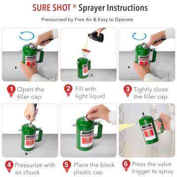 SURE SHOT A1000G Refillable Pressurized Sprayer - 32oz