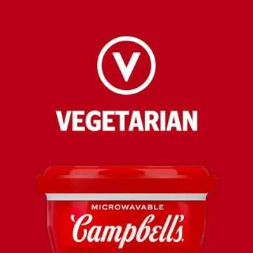 Campbell's Creamy Tomato Soup - 7 Oz Microwave Bowls for Quick Meals (Pack of 4)