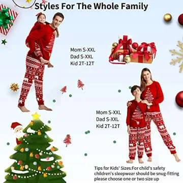 Oriental eLife Cozy Family Matching Christmas Pjs