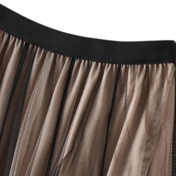 Dirholl Women's Fairy A-Line Midi Skirt Comfortable Style