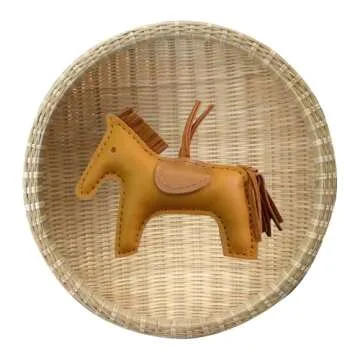 jeunecheval Cute Bag Pendant for Women Purse Car Keychain Handmade Accessory