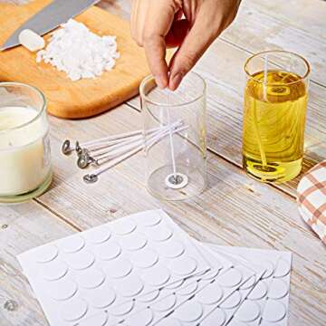 500 Candle Wick Stickers - Perfect for DIY Crafting