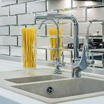 3x10 Beveled Mirror Backsplash Tiles for Home Design