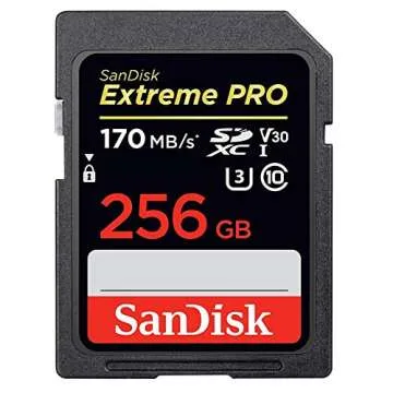 SanDisk 256GB SDXC Extreme Pro Memory Card Works with Sony Alpha a7 III Mirrorless Camera 4K V30 (SDSDXXY-256G-GN4IN) Plus (1) Everything But Stromboli (TM) 3.0 SD/Micro Card Reader