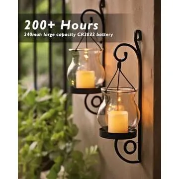 Homemory Flameless Votive Candles - Safe & Long Lasting