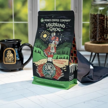 Butterscotch Caramel Highland Grog Coffee, Low Acid