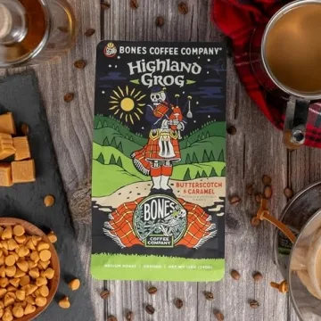 Butterscotch Caramel Highland Grog Coffee, Low Acid