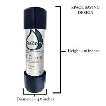 CuZn UC-200 Under Counter Water Filter for Clean Water