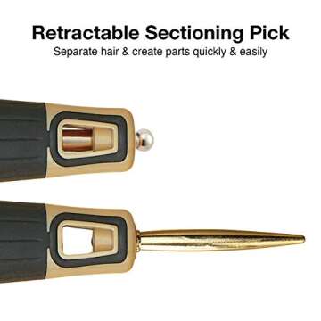 Olivia Garden NanoThermic Ceramic + Ion Hair Brush, NT-54G, 2 1/8"