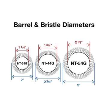 Olivia Garden NanoThermic Ceramic + Ion Hair Brush, NT-54G, 2 1/8"