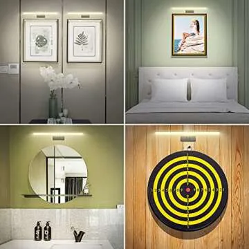 Rechargeable Black Picture Light with Remote Control