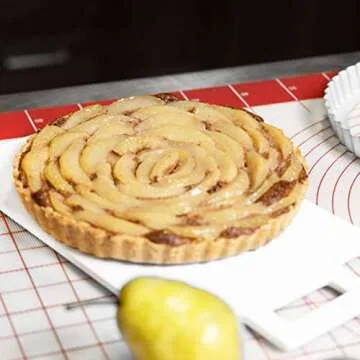 Fat Daddio's PFT-95 Round Fluted Tart Pan, 9.5 x 1 Inch