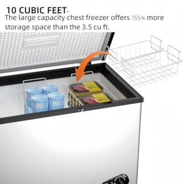 Bodacious 10 Cu Ft Energy Efficient Deep Freezer