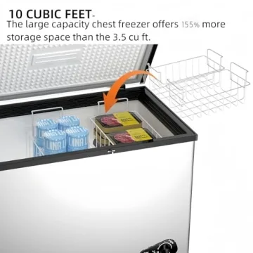 Bodacious 10 Cu Ft Energy Efficient Deep Freezer