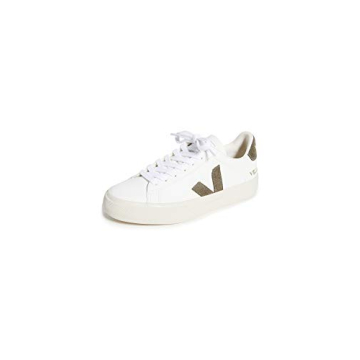 VEJA Women’s Campo Sneakers - Extra White/Khaki, Comfort and Eco-Friendly Design
