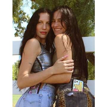 Wildflower Cases - Blue Floral with Gold Pyramid Case, Compatible with iPhone 12/12 Pro | Flowers, Pink, Gift, Cute, Trendy - Protective Bumper, 4ft Drop Test Certified, Women Owned Small Business