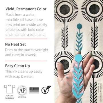 Speedball 003576 Fabric Block Printing Ink