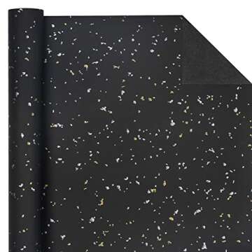 Stylish Black Wrapping Paper Roll for All Occasions