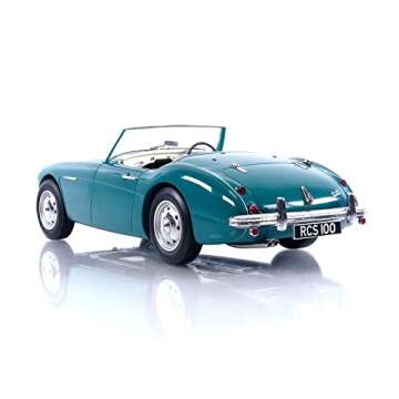1959 Austin Healey 3000 Mk.1 RHD (Right Hand Drive) Green 1/18 Diecast Model Car by Norev 182600