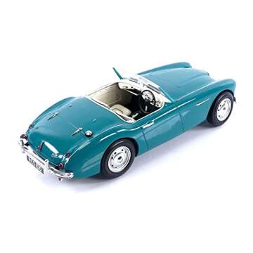 1959 Austin Healey 3000 Mk.1 RHD (Right Hand Drive) Green 1/18 Diecast Model Car by Norev 182600