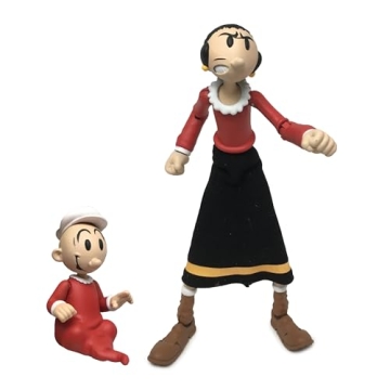 Boss Fight Studio Olive OYL Popeye Classics Wave 1 Action Figure – Highly Articulated Figurine wit...