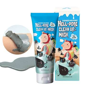 Elizavecca Milky Piggy Hell Pore Clean Up Mask 100ml/3.38 fl.oz. - Peel Off Mask, Charcoal Pore Strips, Pore Cleansing, Removes Dead Skin Cells, Removes Skin wastes, Pore Contraction