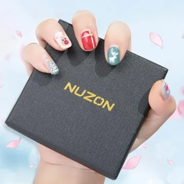 NUZON 18K Gold Heart Necklace Adjustable Length Jewelry