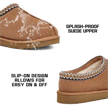 ELCWDDR Women's Thin Platform Mini Boots Slippers for All