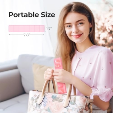 AUVON Weekly Pill Organizer with Effortless Opening Design