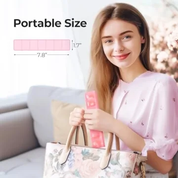 AUVON Weekly Pill Organizer with Effortless Opening Design