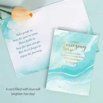 Nurse Gifts for Women, Nurse Appreciation Gifts Set Nurses Week Gifts Set Graduation Gifts Christmas Gifts for Nurses Female Nursing Student with Canvas Beach Tote Bag Tumbler Keychain