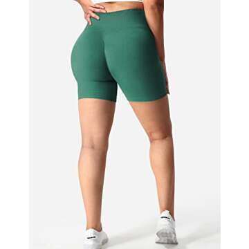 YEOREO High Waisted Workout Shorts - Women's Seamless Activewear