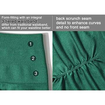 YEOREO High Waisted Workout Shorts - Women's Seamless Activewear