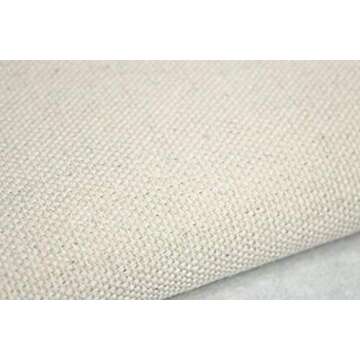 The Cotton Sofa Cover (Width: 81”- 85”, Not 92”) Fits Pottery Barn PB Comfort Roll ARM Sofa (Not Grand Sofa). A Durable Slipcover Replacement (Beige (Box Edge))