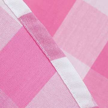 Pink Plaid 50s Dress for Women - Vintage Swing Style